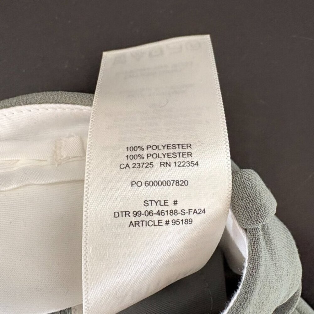 Aritzia The Effortless Pant Crepette High Rise Wide Leg Crepe Trouser Grey 10 - Picture 5 of 6